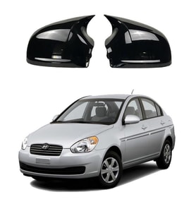 Hyundai Era Araca Özel Batman Yarasa Ayna Kapağı Pianoblack