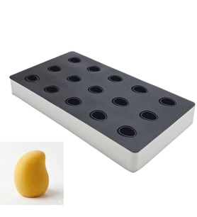 Fida Çerçeve Ayaklı Mini Meyve Silikon Dondurma Kalıbı Mango