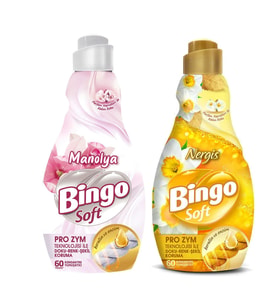 Bingo Soft Konsantre Çamaşır Yumuşatıcısı 1440 ml 2'li Set