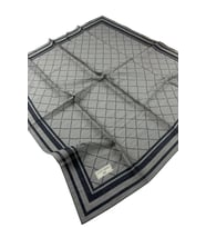 Lesscarves LS2211 Desenli Pamuk İpek Eşarp 90x90 cm