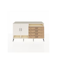 Kronos Konsol 5 Raflı 4 Çekmeceli 2 Kapaklı 176x59x99 Aytaşı-Aytaşı/Çam