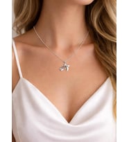 Kişiye Özel Minimal Caretta Kolye 925K Gümüş