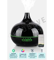 550 ml Otomatik Hava Nemlendirici Buhar Makinesi Siyah Mermer