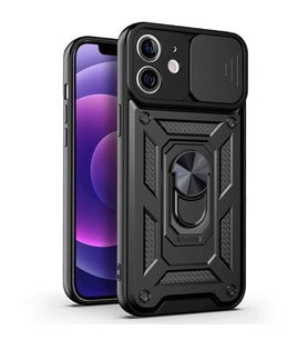 Microsonic Apple iPhone 12 Kılıf Impact Resistant Siyah