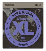 Daddario Epn115 Elektro Gitar Tel Seti, Xl, Pure Nickel, 11-48, Medium