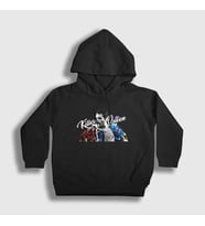 Presmono Unisex Çocuk Siyah Killer Queen Freddie Mercury Kapüşonlu Sweatshirt 34400tt