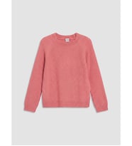 LC WAIKIKI Pembe Bisiklet Yaka Kız Çocuk Triko Kazak