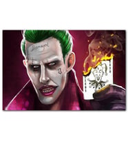 Cakatablo Joker Ve Yanan Joker Kartı Görseli MDF Tablo
