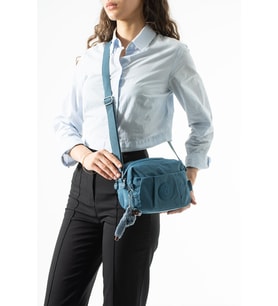 Çapraz Askılı Ultra Hafif Çok Cepli Omuz Çantası Mavi Model: (571-7M)