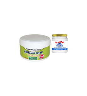 Çörek Otu 200 ml Ağrı Kremi Green + 50 ml Snow Kitten Krem / Diz Dirsek İskelet Sırt Bel Kas Eklem Ağrılarına Masaj Seti