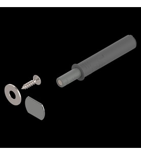 Blum Bas-aç Tip-On Set Adaptörlü Kısa Gri 956.1004 + 956.1201