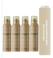 Memories Gold Kadın Perfumed Deodronat Spray For Women 150 ml 4adet