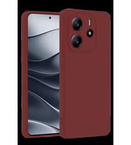 Redmi Note 14 4G Kılıf First Silikon - Bordo