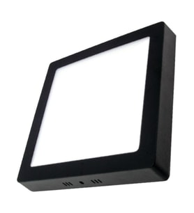 KENDAL KDL432B Sıva Üstü Siyah Kasa Kare LED Panel 18W Beyaz Işık