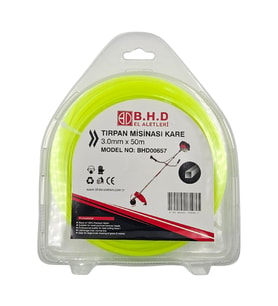 Fixonic B.H.D BHD00657 3mm 50m Kare Tırpan Misina (Sarı)
