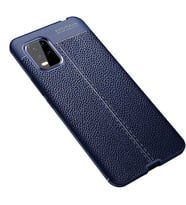 Xiaomi Mi 10 Lite Kılıf Pu-Deri Leather Pu Serisi Esnek Soft Ultra Protection (Lacivert)