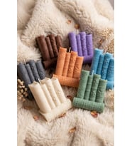 Vintage Kitaplar Mum - 15 Adet - Doğal Soya, Kokulu, El Yapımı - Özel Gün Hediyelik - Mumelia Candles