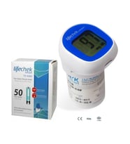 Lifechek Compact TD-4283 Ölçüm Cihazı ve 50 Adet Test Strip ile Kan Şekeri Ölçümü