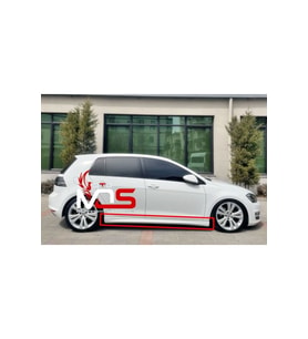 VW GOLF MK7 R MARŞPİYEL TAKIM FİBERGLASS BOYASIZ