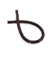 Coconut Hindistan Cevizi Ağacı Parlak Kahverengi Disk Kesim 8x2mm Dizi [AA]