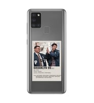 Samsung Galaxy A21S Uyumlu Brooklyn 99 Tasarımlı Şeffaf Telefon Kılıfı