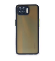 Oppo Reno 4 Lite Kılıf Montreal Silikon Kapak - Lacivert