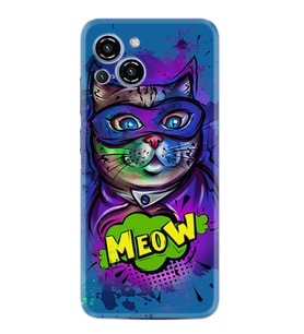 Reeder S23 Max Pro Kılıf Silikon Desen Özel Seri Super Meow 1715
