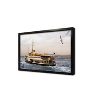 Vapur Çerçeveli Cam Tablo