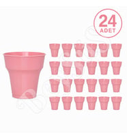 Parti Plastik Bardak 24lü Pembe