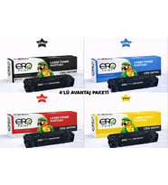 Canon MF-651Cw Muadil Toner - 3100 Sayfalık - 4 Renk Toner Set