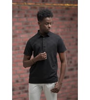 Advante Regular Fit Likralı Kendinden Desenli Polo Yaka T-shirt