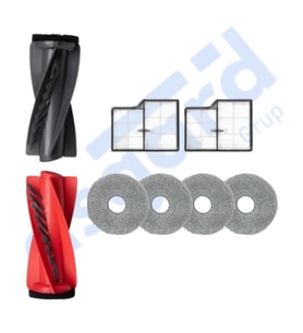 Roborock Saros 10- Saros 10R Uyumlu 1 Ana Fırça 2 Filtre 4 Mop PKT-iasgf0000879