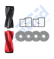 Roborock Saros 10- Saros 10R Uyumlu 1 Ana Fırça 2 Filtre 4 Mop PKT-iasgf0000879
