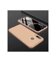 Samsung Galaxy A70 Uyumlu Kılıf Zore Ays Kapak (Gold)