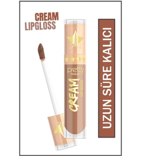 Pretty Beauty Cream Lipgloss & Uzun Süre Kalıcı Likit Ruj