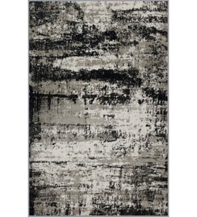 Eliana Home Baskılı, Yıkanabilir Kaymaz Taban Salon Halısı LNA1795 100x150 cm (Siyah)