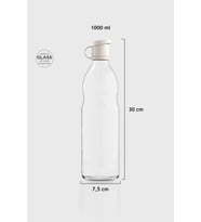 Renga Zen 1000 ml Cam Şişe 181001 Bej