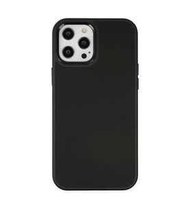 Apple iPhone 12 Pro Max Kılıf Asya Deri Silikon - Siyah