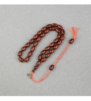 Omari Sıkma Kehribar Kapsül Kesim Oturtma İmameli Sistemli 7x12mm Tesbih