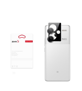 Xiaomi Redmi Note 13 Pro Plus 5G Uyumlu Zore 3D Kamera Camı (Siyah)