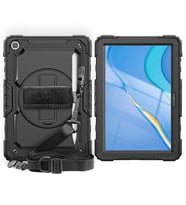 Huawei Matepad T10 / T10S Kılıf Defender Askılı Pars Case Fuji (Siyah)