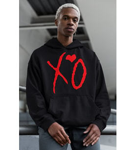 The Weeknd XO Rapper Baskılı Unisex Oversize Şarkıcı Hoodie