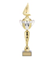 ODAK KUPA - Figürlü Kupalar - Yelken Figürlü Kupalar FG-088 B - 63 cm