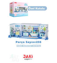 JAKİ Nanci Serisi Banyo / Duş 235 Parça Oyuncak Yapım Seti -FFJKHK134