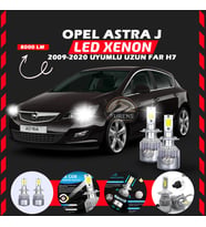 Opel Astra J 2009-2020 Uzun Far Uyumlu Şimşek Etkili Led Xenon Performance Series H7