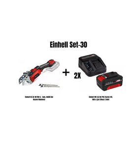 Einhell Set-30 (Einhell GE-GS 18/150 Li Akülü Dal Kesme Makinesi+2x18V 4,0 Ah Akü & Şarj Cihazı)