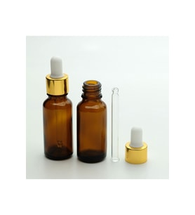 DAMLALIKLI 20 ML 3 ADET AMBER ŞİŞE