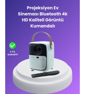 Çoklu Giriş Destekli Projektör – HDMI, USB ve Kulaklık Bağlantı Seçenekleriyle Geniş Uyumluluk