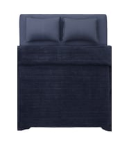 Koza Home Koza Lun İndigo Yatak Örtüsü Takımı Çift Kişilik 9083 230 x 240