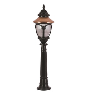AVONNI BSU-68057-BSY-B Kahverengi/Siyah Boyalı Dış Mekan Aydınlatma E27 Aluminyum Polikarbon Cam 25cm